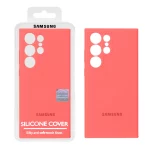 قاب سیلیکونی پاک کنی اورجینال Master Quality مدل Samsung Galaxy S23 Ultra - مرجانی (پک دار)