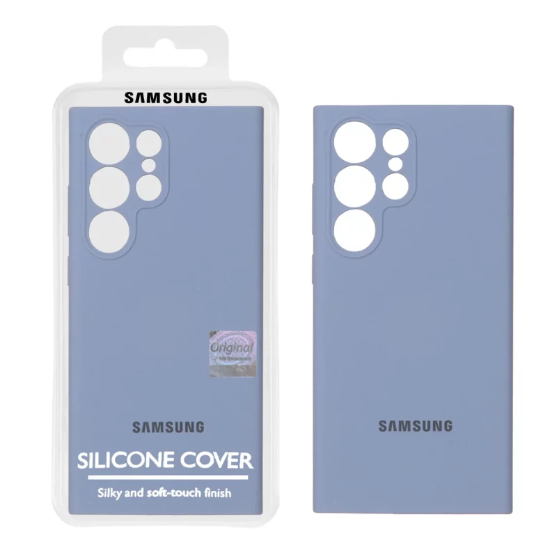 قاب سیلیکونی پاک کنی اورجینال Master Quality مدل Samsung Galaxy S23 Ultra - فیلی (پک دار) - تصویر 2