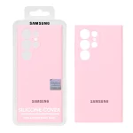 قاب سیلیکونی پاک کنی اورجینال Master Quality مدل Samsung Galaxy S23 Ultra - صورتی (پک دار)