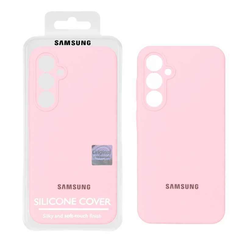 قاب سیلیکونی پاک کنی اورجینال Master Quality مدل Samsung Galaxy A35 - صورتی (پک دار) - تصویر 2