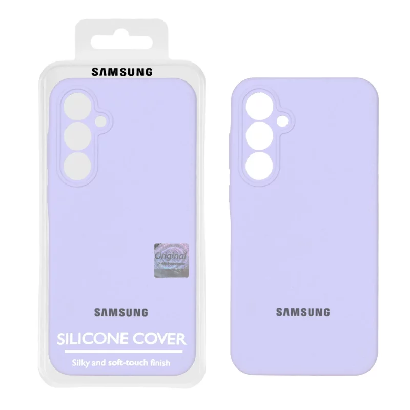 قاب سیلیکونی پاک کنی اورجینال Master Quality مدل Samsung Galaxy A35 - یاسی (پک دار) - تصویر 2