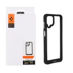 قاب اورجینال Spigen مدل Samsung Galaxy A12 / M12 / F12 - شفاف مشکی