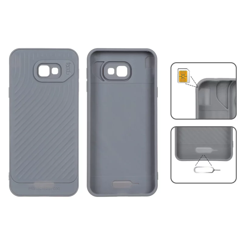 قاب Gear4 کبریتی Samsung Galaxy J4 Plus / J4 Prime / J4 Core / J410 - طوسی - تصویر 2