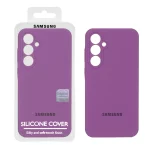 قاب سیلیکونی پاک کنی اورجینال Master Quality مدل Samsung Galaxy A35 - ارغوانی (پک دار)