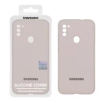 قاب سیلیکونی پاک کنی اورجینال Master Quality مدل Samsung Galaxy A11 / M11 - خاکی (پک دار)