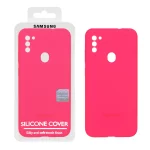 قاب سیلیکونی پاک کنی اورجینال Master Quality مدل Samsung Galaxy A11 / M11 - صورتی فانتزی (پک دار)