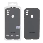 قاب سیلیکونی پاک کنی اورجینال Master Quality مدل Samsung Galaxy A11 / M11 - خاکستری (پک دار)