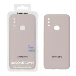 قاب سیلیکونی پاک کنی اورجینال Master Quality مدل Samsung Galaxy A10s - خاکی (پک دار)