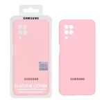 قاب سیلیکونی پاک کنی اورجینال Master Quality مدل Samsung Galaxy A12 / M12 / F12 - صورتی (پک دار)
