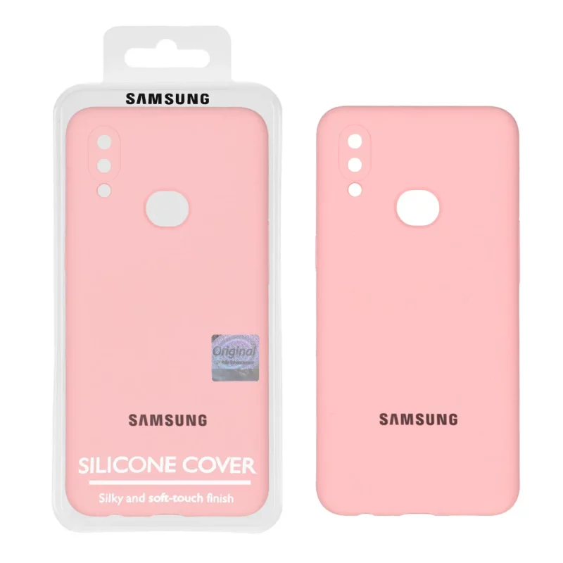 قاب سیلیکونی پاک کنی اورجینال Master Quality مدل Samsung Galaxy A10s - صورتی (پک دار) - تصویر 2