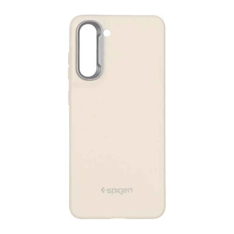 قاب Texture لوگودار Spigen مدل Samsung Galaxy S21 FE - کرم - تصویر 2