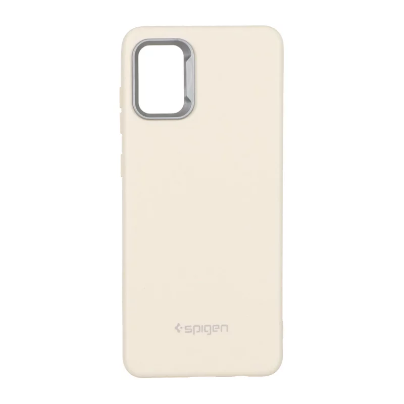 قاب Texture لوگودار Spigen مدل Samsung Galaxy A31 - کرم - تصویر 2