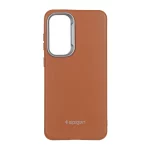قاب Texture لوگودار Spigen مدل Samsung Galaxy S24 FE - کاراملی