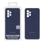 قاب سیلیکونی پاک کنی اورجینال Master Quality مدل Samsung Galaxy A52 / A52s - سرمه ای (پک دار)