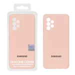 قاب سیلیکونی پاک کنی اورجینال Master Quality مدل Samsung Galaxy A52 / A52s - کرم نارنجی (پک دار)