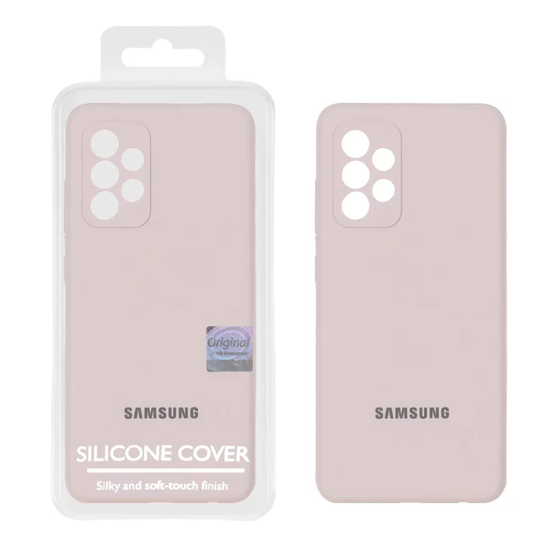 قاب سیلیکونی پاک کنی اورجینال Master Quality مدل Samsung Galaxy A52 / A52s - خاکی (پک دار) - تصویر 2