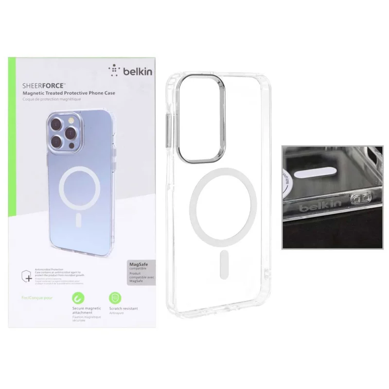 قاب belkin شفاف Magsafe مدل Samsung Galaxy A17 / A16 / A26 (پک دار) - تصویر 2