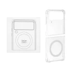 قاب شفاف پشت سخت Magsafe ایربگ دار Samsung Galaxy Z Flip4 - شفاف - (پک دار) MPS