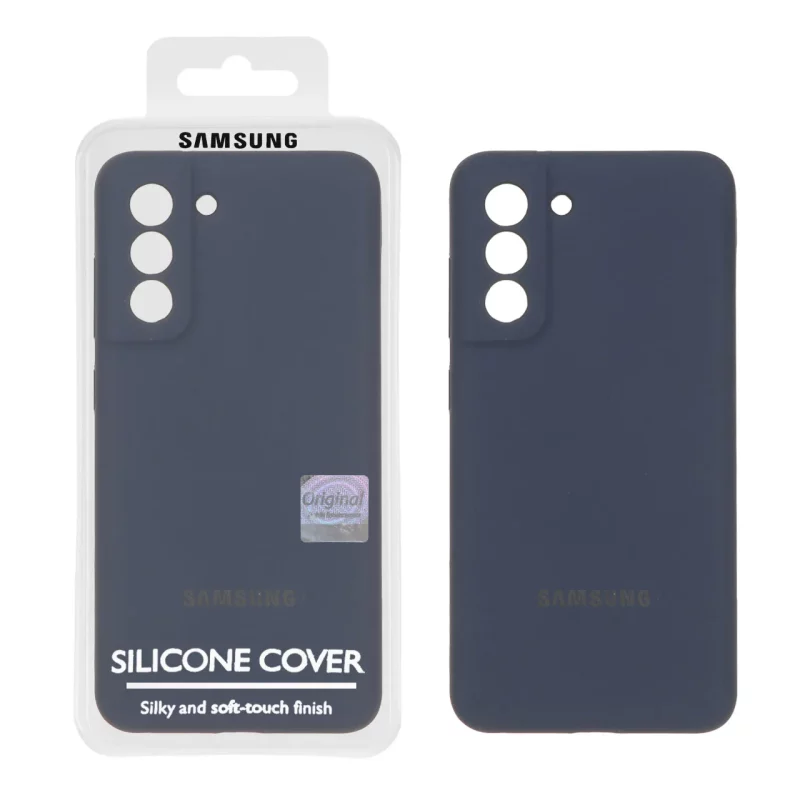 قاب سیلیکونی پاک کنی اورجینال Master Quality مدل Samsung Galaxy S21 FE - سرمه ای (پک دار) - تصویر 2