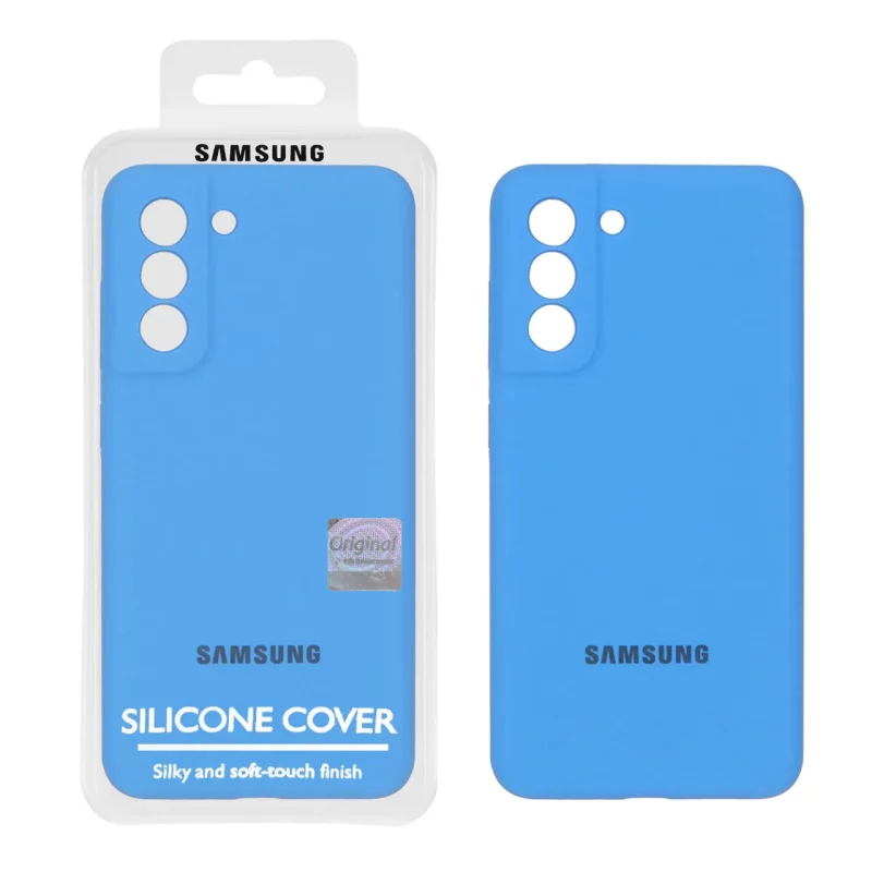 قاب سیلیکونی پاک کنی اورجینال Master Quality مدل Samsung Galaxy S21 FE - آبی (پک دار) - تصویر 2