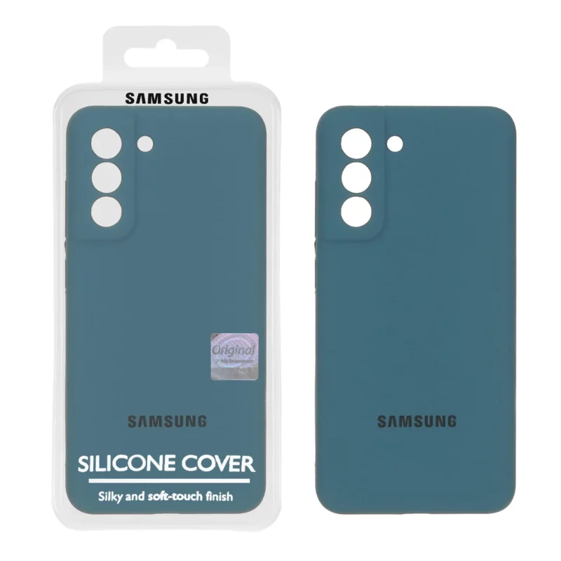 قاب سیلیکونی پاک کنی اورجینال Master Quality مدل Samsung Galaxy S21 FE - سبز کله غازی (پک دار) - تصویر 2