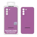 قاب سیلیکونی پاک کنی اورجینال Master Quality مدل Samsung Galaxy S21 FE - ارغوانی (پک دار)