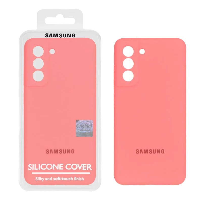 قاب سیلیکونی پاک کنی اورجینال Master Quality مدل Samsung Galaxy S21 FE - مرجانی (پک دار) - تصویر 2