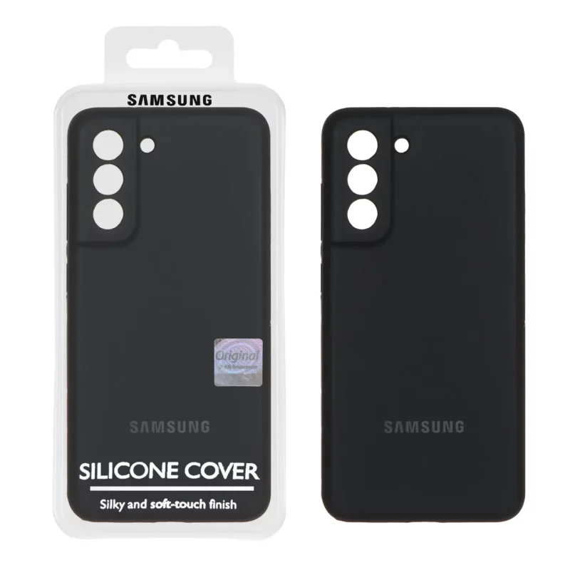 قاب سیلیکونی پاک کنی اورجینال Master Quality مدل Samsung Galaxy S21 FE - مشکی (پک دار) - تصویر 2