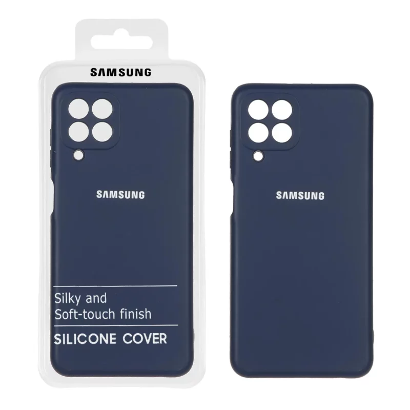 قاب نیو سیلیکون محافظ لنزدار RFF مدل Samsung Galaxy M33 5G - سرمه ای (پک دار) - تصویر 2