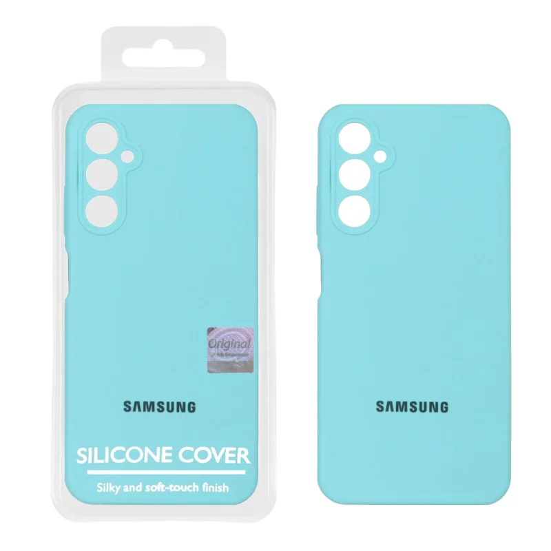 قاب سیلیکونی پاک کنی اورجینال Master Quality مدل Samsung Galaxy A05s - سبزآبی (پک دار) - تصویر 2