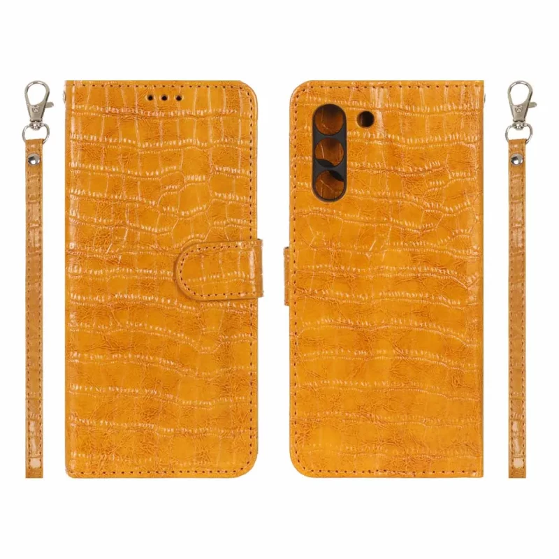 کیف موبایل مگنتی کروکو MNC مدل Samsung Galaxy S21 FE - عسلی - تصویر 2