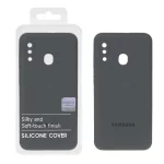 قاب سیلیکونی پاک کنی اورجینال Master Quality مدل Samsung Galaxy A30 / A20 - خاکستری (پک دار)
