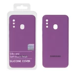 قاب سیلیکونی پاک کنی اورجینال Master Quality مدل Samsung Galaxy A30 / A20 - ارغوانی (پک دار)