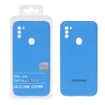 قاب سیلیکونی پاک کنی اورجینال Master Quality مدل Samsung Galaxy A11 / M11 - آبی (پک دار)