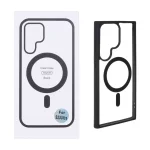 قاب شفاف Samsung Galaxy S23 Ultra با قابلیت شارژ MagSafe - مشکی (پک دار)