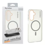 قاب اورجینال Syndee پشت مات MagSafe مدل Samsung Galaxy A17 / A26 - خاکستری (پک دار)