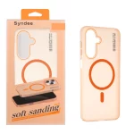 قاب اورجینال Syndee پشت مات MagSafe مدل Samsung Galaxy A17 / A26 - نارنجی (پک دار)