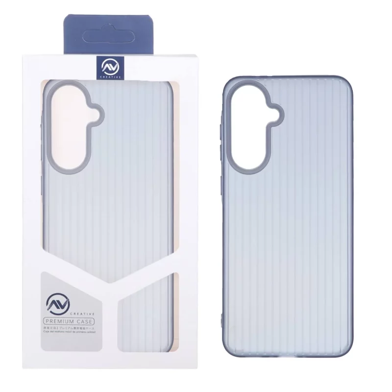 قاب Line Case ژله ای Samsung Galaxy A56 / A36 - سرمه ای (پک دار) - تصویر 2