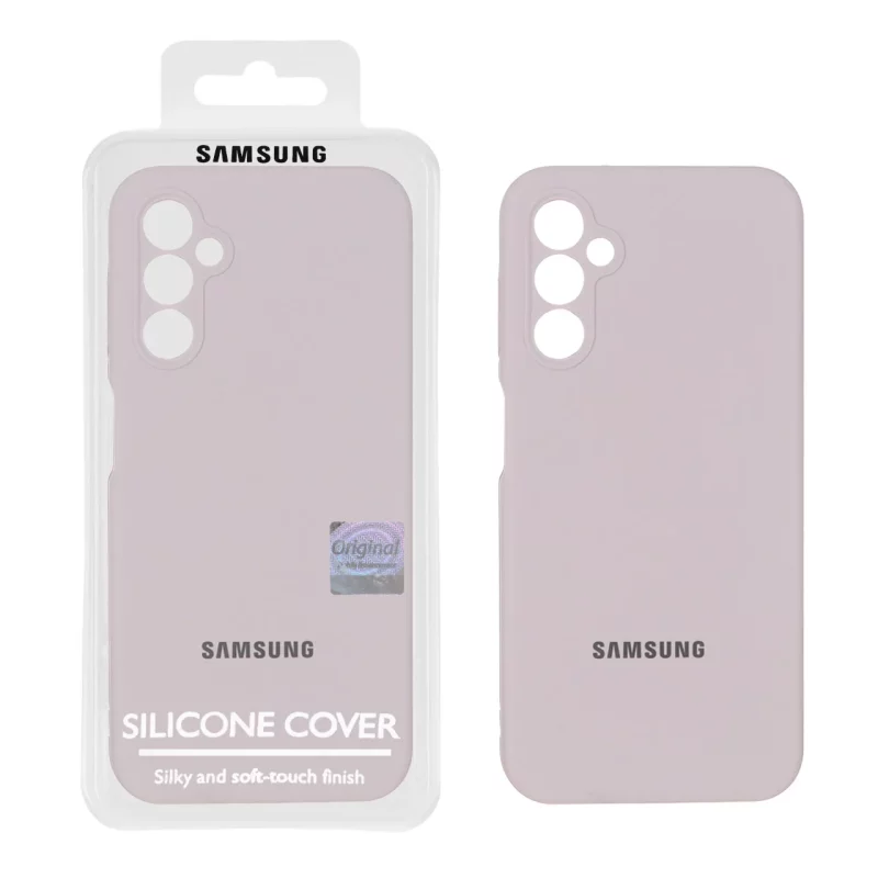 قاب سیلیکونی پاک کنی اورجینال Master Quality مدل Samsung Galaxy A14 - خاکی (پک دار) - تصویر 2
