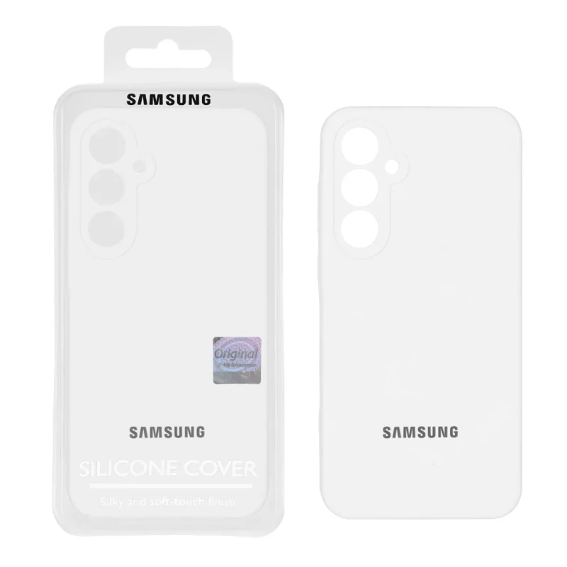 قاب سیلیکونی پاک کنی اورجینال Master Quality مدل Samsung Galaxy A55 - سفید (پک دار) - تصویر 2