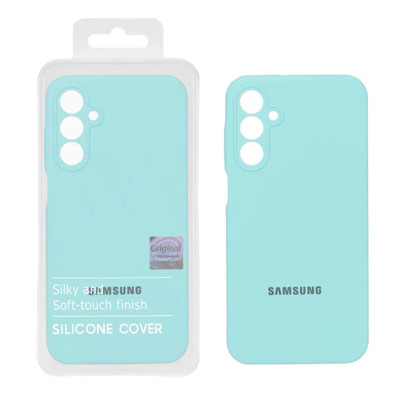 قاب سیلیکونی پاک کنی اورجینال Master Quality مدل Samsung Galaxy A15 - سبزآبی (پک دار) - تصویر 2