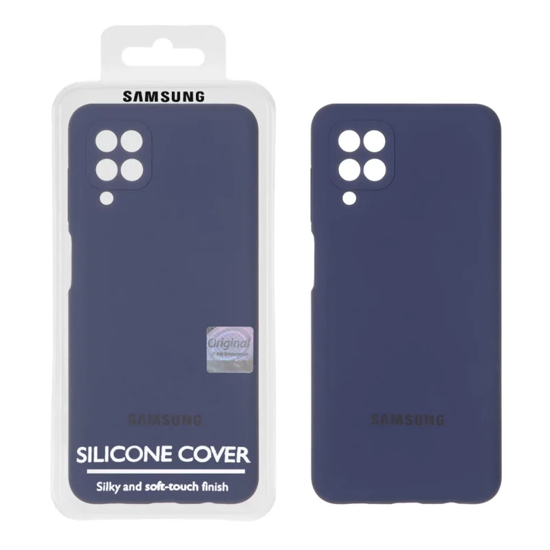 قاب سیلیکونی پاک کنی اورجینال Master Quality مدل Samsung Galaxy A12 / M12 / F12 - سرمه ای کد 1 (پک دار) - تصویر 2