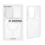 قاب Focus Pixels لنز آلومینیومی مات Magsafe مدل Samsung Galaxy S25 Ultra - سفید (پک دار)