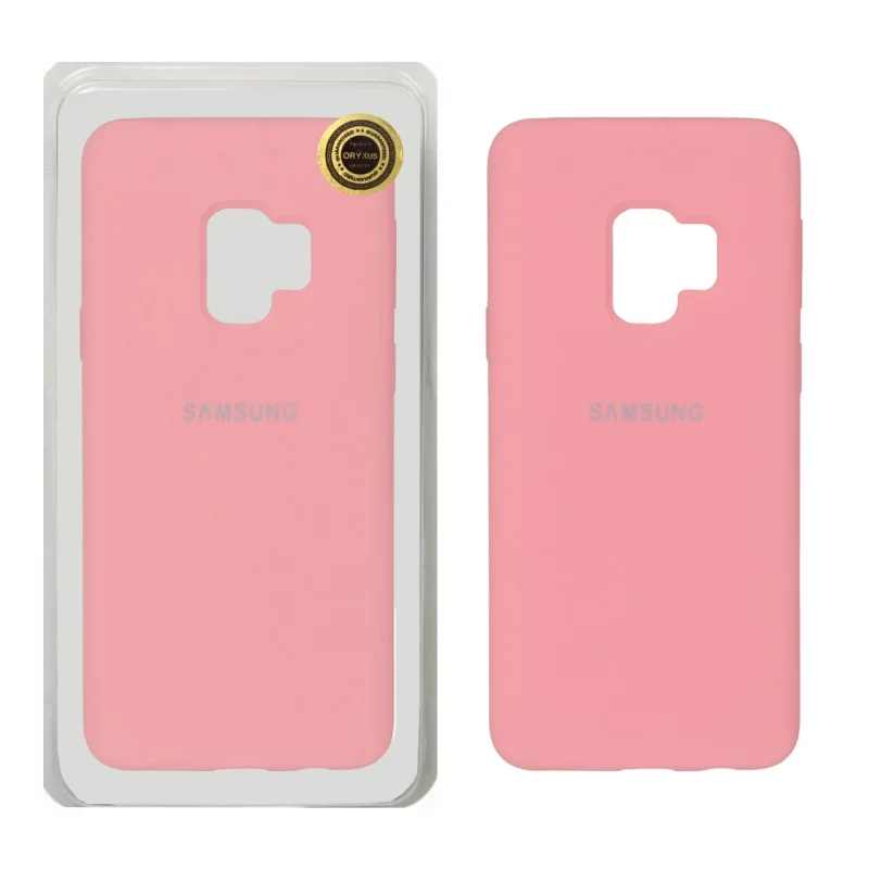 قاب سیلیکونی پاک کنی اورجینال ++A مدل Samsung Galaxy S9 - گلبهی (پک دار) - ORX - تصویر 2