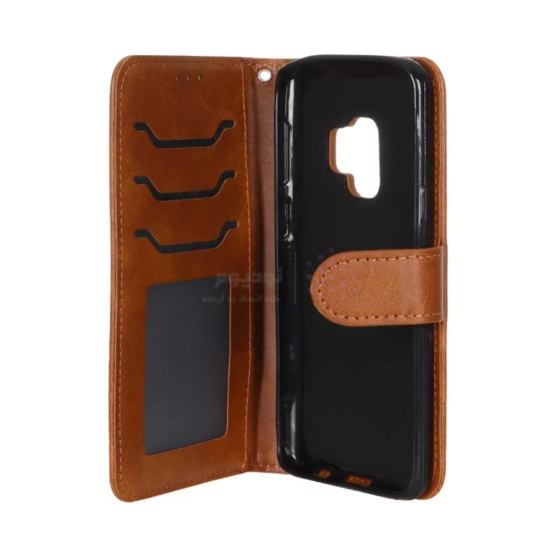 کیف موبایل مگنتی درجه یک MNC مدل Samsung Galaxy S9 - عسلی - تصویر 3