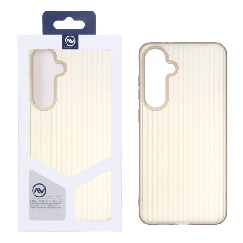 قاب Line Case ژله ای Samsung Galaxy S24 FE - خاکستری (پک دار) - تصویر 2