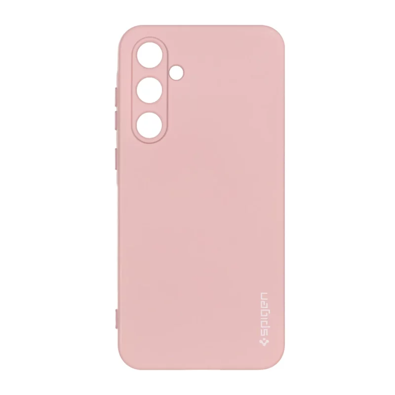 قاب سیلیکونی Spigen محافظ لنزدار Samsung Galaxy A55 - صورتی چرک - تصویر 2