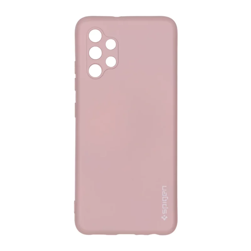 قاب سیلیکونی Spigen محافظ لنزدار Samsung Galaxy A32 4G - صورتی چرک - تصویر 2