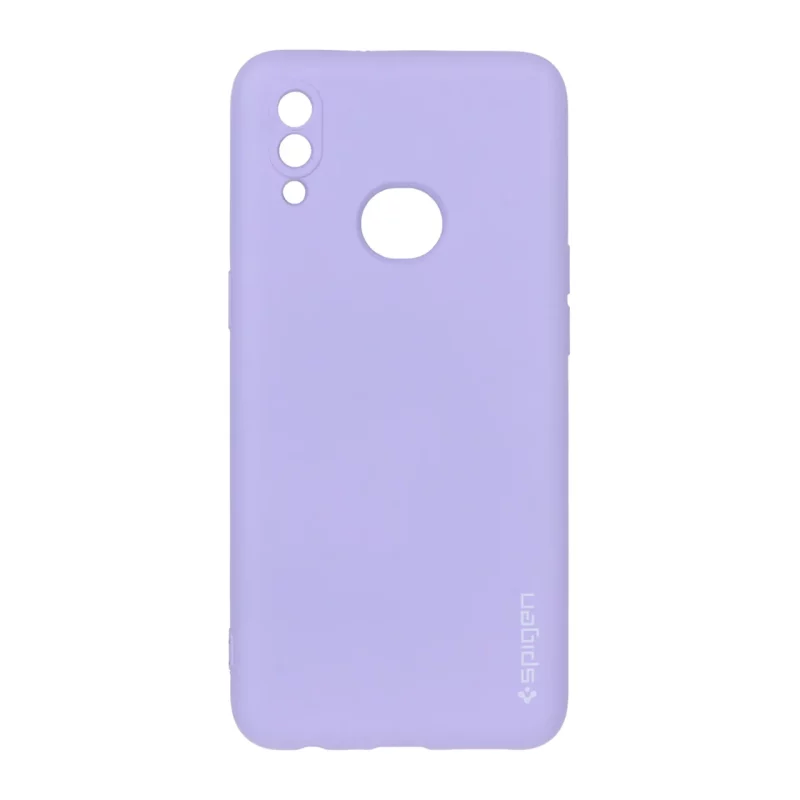 قاب سیلیکونی Spigen محافظ لنزدار Samsung Galaxy A10s - بنفش روشن - تصویر 2