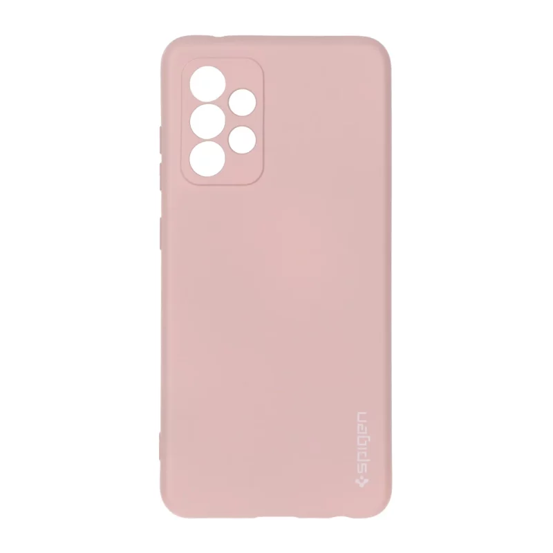 قاب سیلیکونی Spigen محافظ لنزدار Samsung Galaxy A52 / A52s - صورتی چرک - تصویر 2